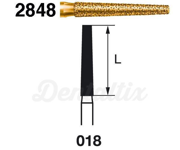 Fresas 2848.314 Diamante Cónica Plana FG S2000 (5 uds)     - Nº 018 Img: 202203051