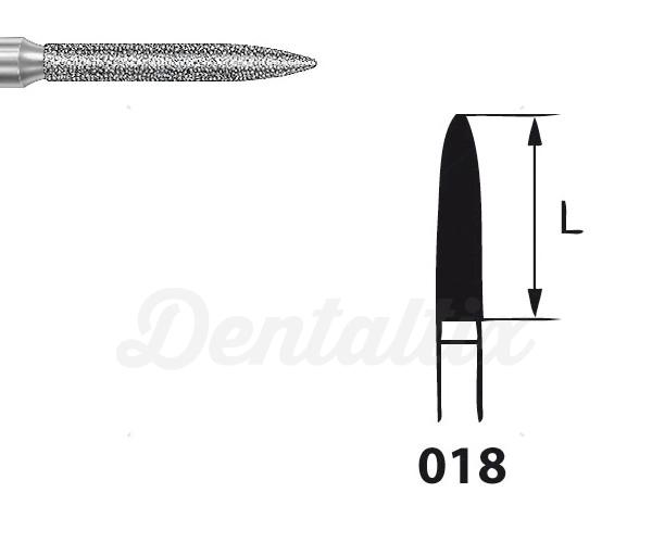 Fresa 862.104. Diamante Llama  PM (5 uds) - Nº 018 Img: 202203051