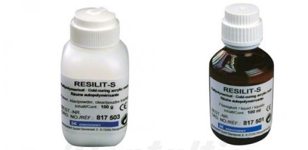 Resilit S - Resina de Fibra Acrílica para restauraciones-Botella 500 g de polvo Img: 201911301