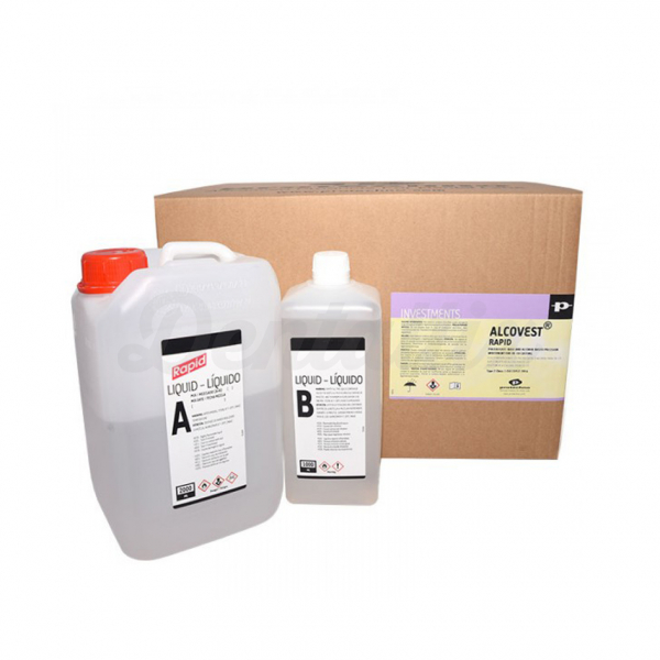 Alcovest Rapid: Revestimiento de Precisión para Prótesis Removibles (20 kg + Líquido A+B) Img: 202606271