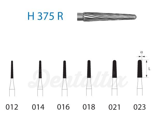 Fresa H375R.314. Cónica FG (5 uds) - Nº012 Img: 202203051