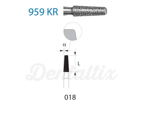 Fresas 959KR.314 de Cónica Plana FG (5 uds) - Nº 018 Img: 202203051