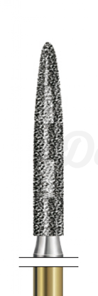 Fresa S863 de Diamante para FG con Forma de Llama (5 uds) - T: 012 - G: Grueso S Img: 202606271