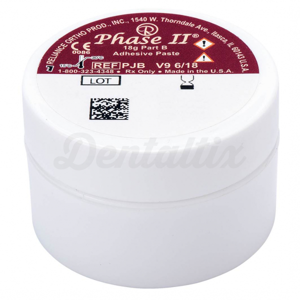 Phase II: Adhesivo Pasta B para Brackets (18 gr) Img: 202606271