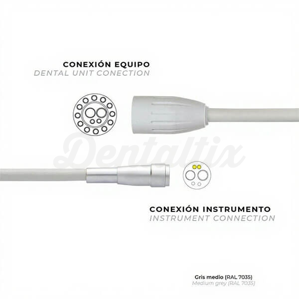 Manguera Turbina Midwest 4 con Luz y 6 Orificios - 135 cm - Kavo Serie 1 Img: 202510041