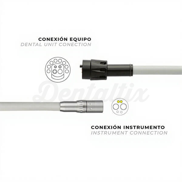 Manguera Turbina Midwest 4 con Luz y 6 Orificios - 103 cm - Sirona Img: 202510041