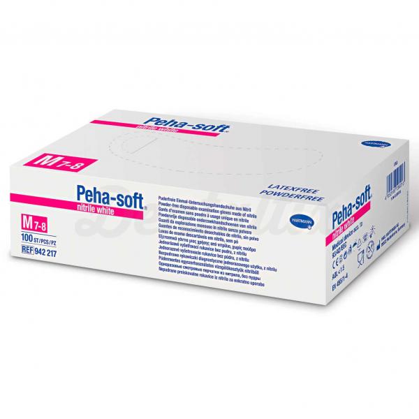 Peha-soft - Guantes de nitrilo sin polvo (200u.) HARTMANN Dentaltix