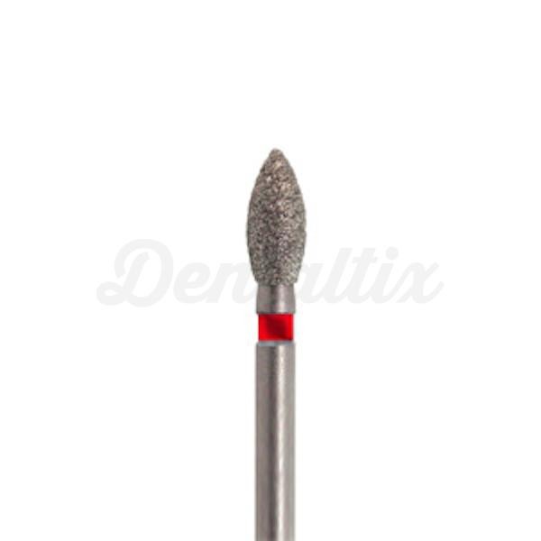 830F.FG - Fresa de Diamante forma de Balón de Rugby para Turbina (5 uds.) - Fino (Rojo) - 21 Img: 202206181