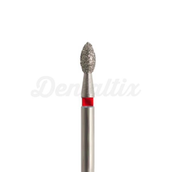 831.FG - Fresa de Diamante forma de Balón de Rugby para Turbina (5 uds.- 3,5 mm) - Fino (Rojo) - 16 Img: 202206181