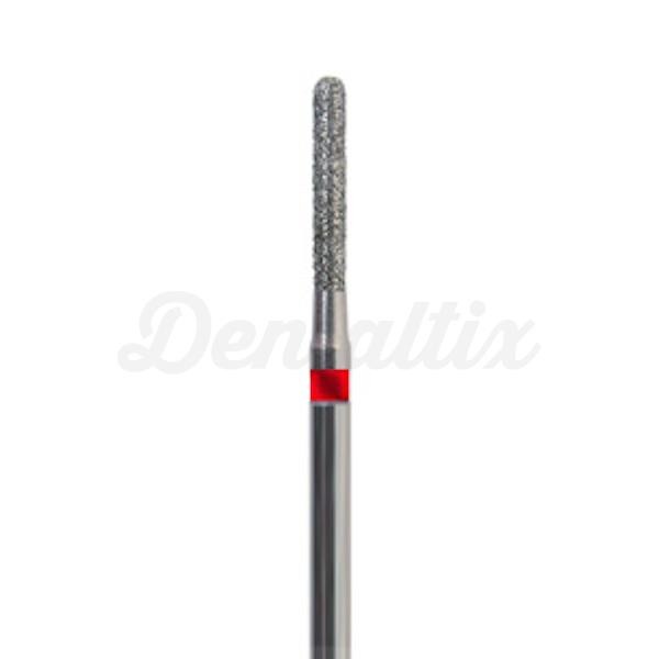 881.FG - Fresa de Diamante forma de Cilíndrica Redondeada para Turbina (5 uds.) - Fino (Rojo) - 10 Img: 202206181