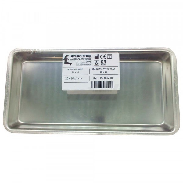 Bandeja de Acero Inoxidable para Instrumentos - 20 x 10 cm (Bandeja) Img: 202409281