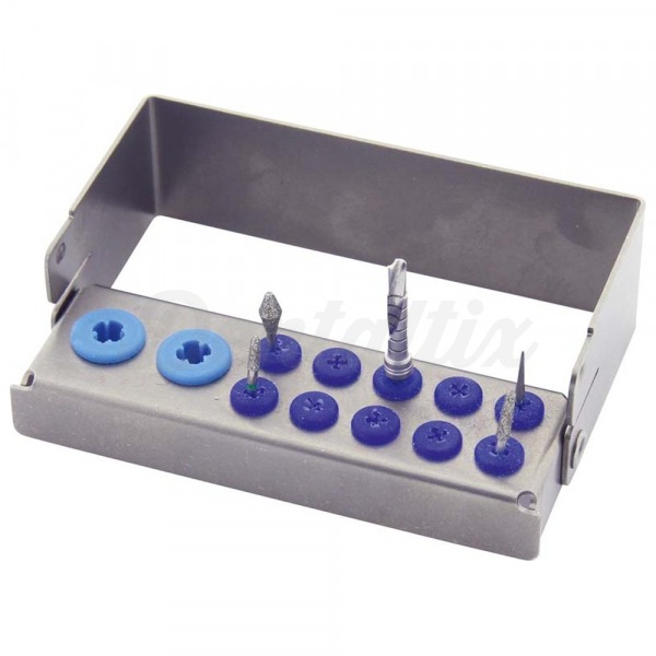 Multi Holder: Soporte para Instrumentos Azul - 2 instrumentos de Ø 3.5 a 5 mm Img: 202409281