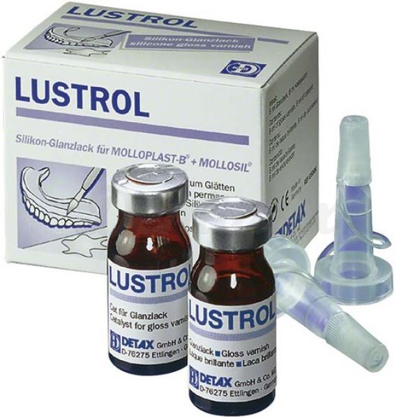 Lustrol - Barniz brillante a base de silicona -barniz 6 ml, catalizador 6 ml y 2 pipetas Img: 202001041