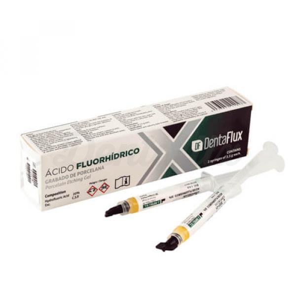 Ácido Fluorhídrico en Gel 20% (2 jeringas de 3 ml)