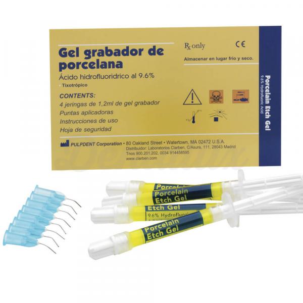 ACIDO HIDROFLUORHIDRICO (4x1,2ml.+ 8 puntas)