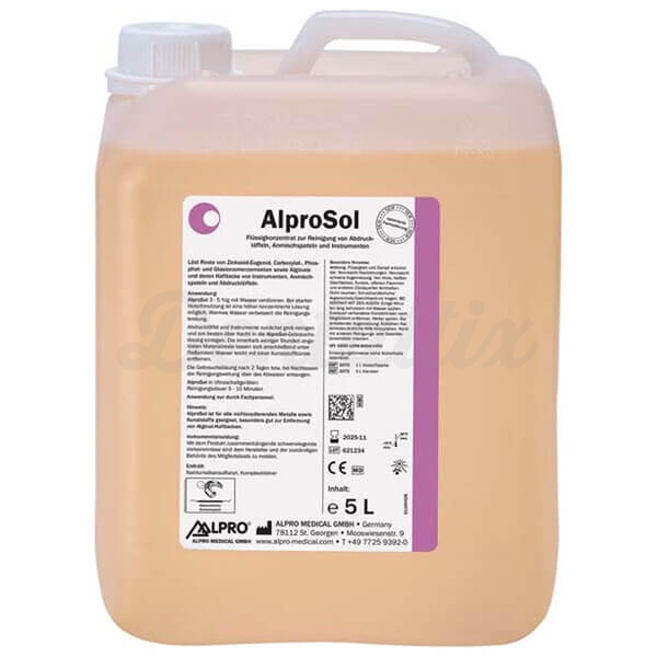 AlproSol: Concentrado Líquido para Limpieza de Instrumentos (5 L) Img: 202408101