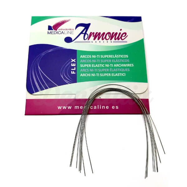 Arco NiTi Superelástico: Rectangular Ovoide Form (10 Uds) - Rect inf 21x25 Img: 202402101