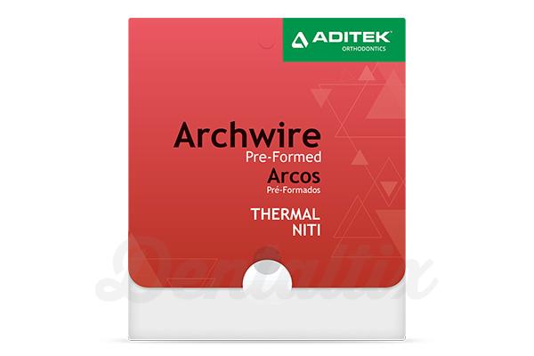 Arcos Ni Ti Térmicos .012" Inferior Forma Natural. 10 Unidades  Img: 202003141