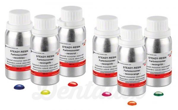 Monómeros De Neón Coloreados Steady-Resin-Frasco 100 ml verde neón Img: 201911301