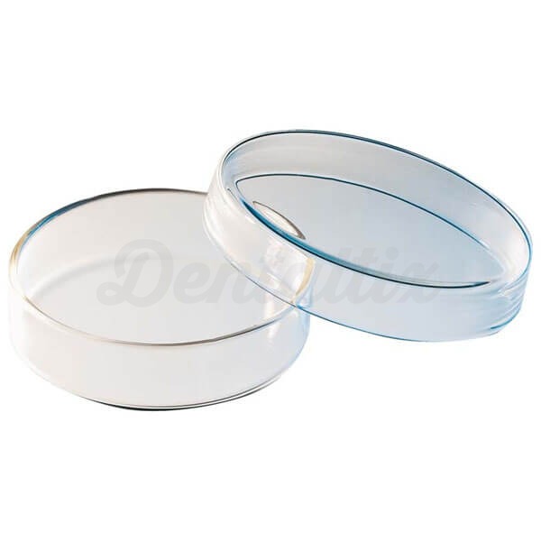 Placas de Petri de Vidrio Autoclavables y Resistentes a Cambios de Temperatura - 100 mm (4 divisiones) Img: 202408101