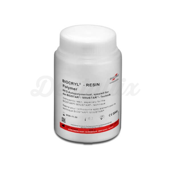 Biocryl: Resina Autopolimerizable para Ortodoncia - Polímero (400 g) Img: 202401201