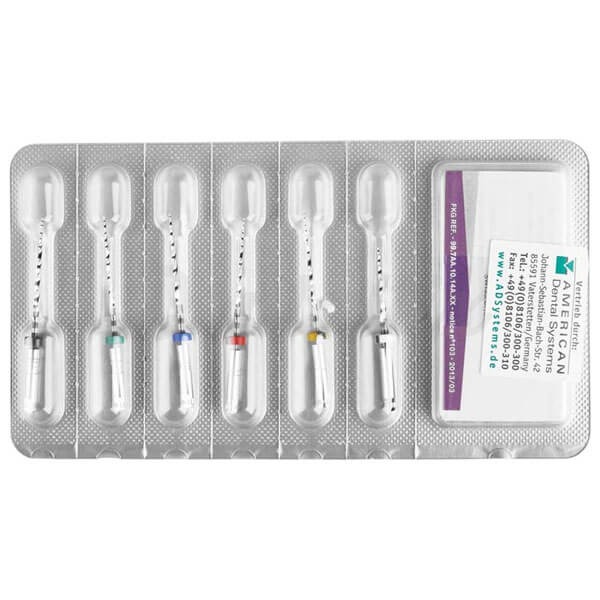 BioRaCe Steril: Limas de NiTi (6 limas) - L: 25 mm - N: Surtido - C: Surtido Img: 202409071