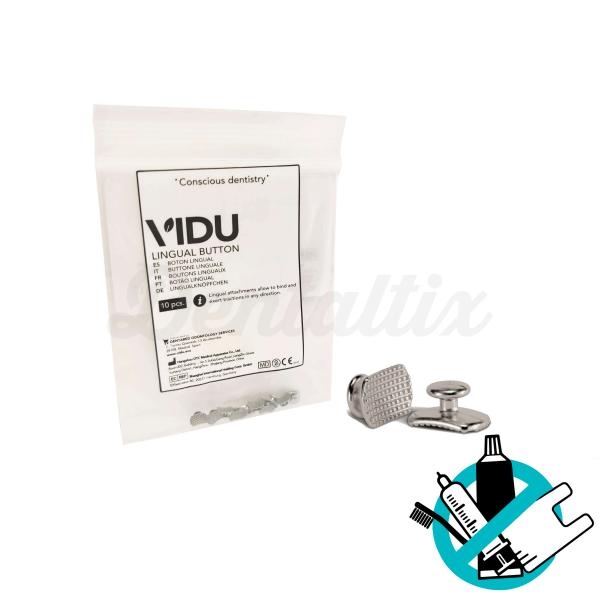 Botón Lingual de Cementado Directo (10 uds)-Base Elíptica Img: 202111061