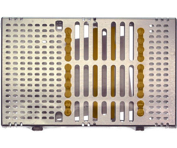 IMS: Cassette Doble para Esterilización de Instrumentos - 20 instrumentos - Naranja Img: 202606271