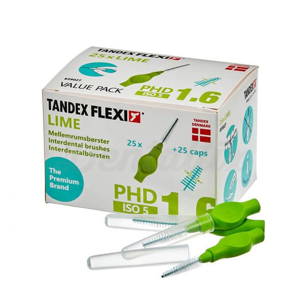 Flexi: Cepillos Interdentales Verde 1 mm - 25 uds