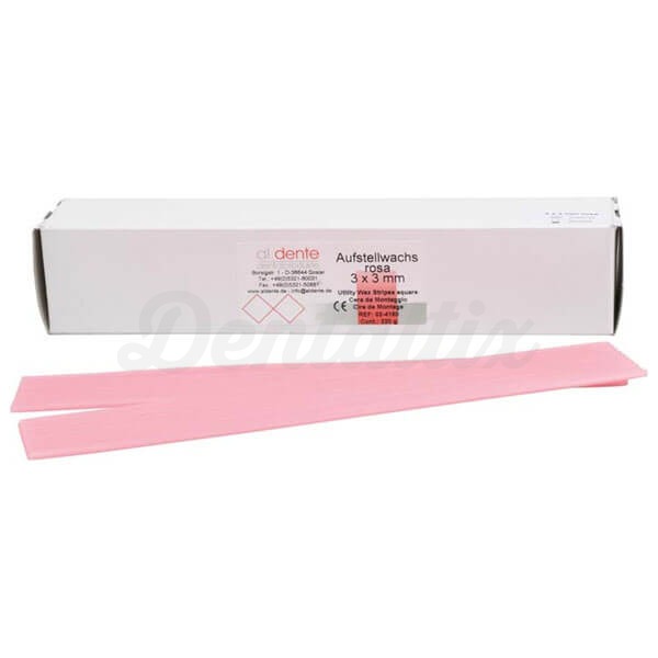 Cera de Montaje Protéica para Posicionamiento Dental (220 gr) - Rosa claro 5 x 5 mm Img: 202408101
