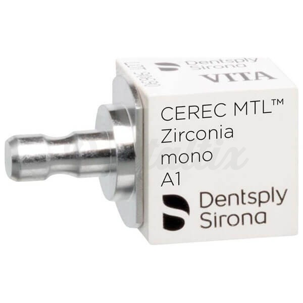 Cerec MTL Zirconia: Bloques de Zirconia Multicapa para CAD/CAM - A1 mono (4 uds) Img: 202409071