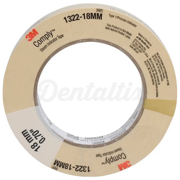 Comply: Cinta Adhesiva Indicadora de Vapor (18mm x 55 m) - 18 mm x 55 m Img: 202501251