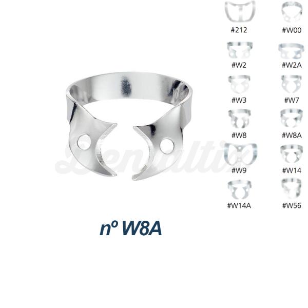 HYGENIC CLAMPS SIN ALA Nº W8A ENDODONCIA Img: 201807031