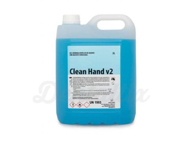 Clean Hand v2: Alcohol en gel para manos 5 litros