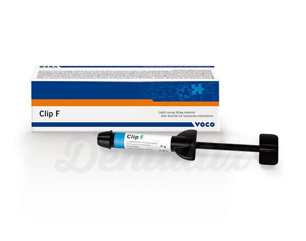Clip F: material de obturación provisional fotopolimerizable (3 Jeringas x 4 gr)