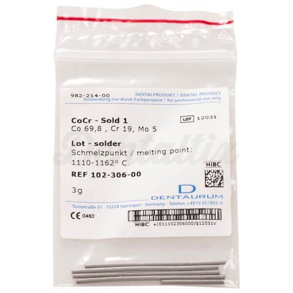 CoCrMo-Sold 1: Soldadura de CoCrMo (3 gr) Img: 202408101