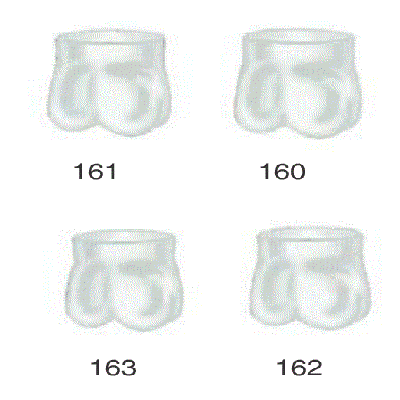 Coronas Temporales Dentales De Policarbonato #25 - Superior Izquierdo Lateral, Paquete De 5