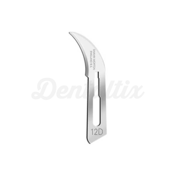 Hojas de bisturí Premium microserradas No 12D STAINLESS STERILE BLADES 100 uds Img: 202303041