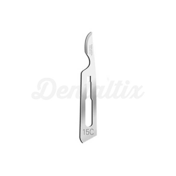 Hojas de bisturí Premium microserradas No 15C STAINLESS STERILE BLADES 100 uds Img: 202303041
