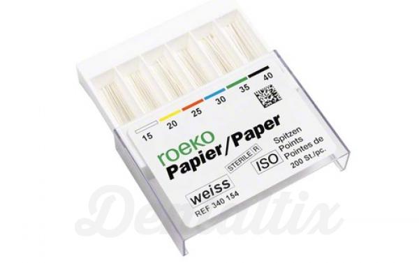 Puntas De Papel Blancas (300 Uds.) Y (500 Uds.)-ISO 020 (Embalaje 500 uds.) Img: 201911301