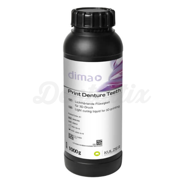 Dima Print Denture Teeth: Resina de Impresión 3D Biocompatible (1 kg) Img: 202508231