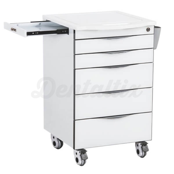 Carrito para Clínica Dental con Bandeja Lateral Img: 202505241