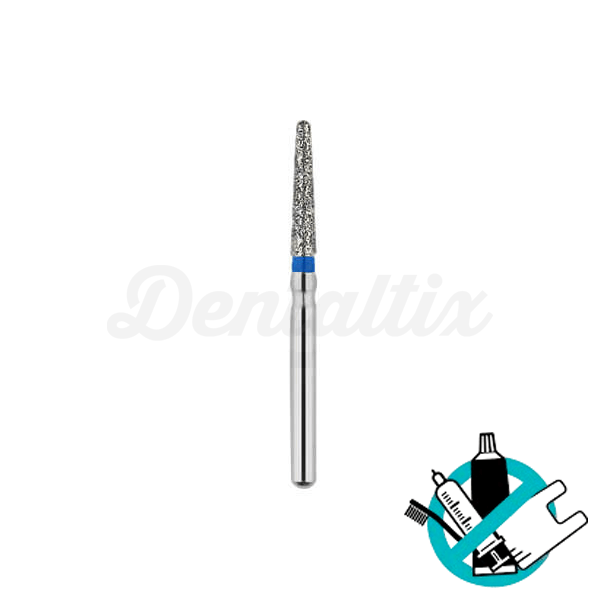 Fresa de Diamante FG Cónica Redondeada 856 (198) - T: 018 - G: Super Grueso - L: 8.0 mm Img: 202510181