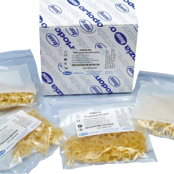 ELASTICOS EXTRAORALES LEONE 10 BOLSAS 100UDS FUERTES 8 0Z - 224GR 5/116 7,9MM Img: 202203051