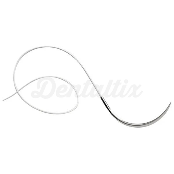 Elasyn: Sutura Monofilamento no Teñida PTFE (12 ud) - F: 3/8 Circular -P: Triangular -C: 5/0 -M: 2 -L.H: 75 cm -L.A: 16 mm Img: 202504261