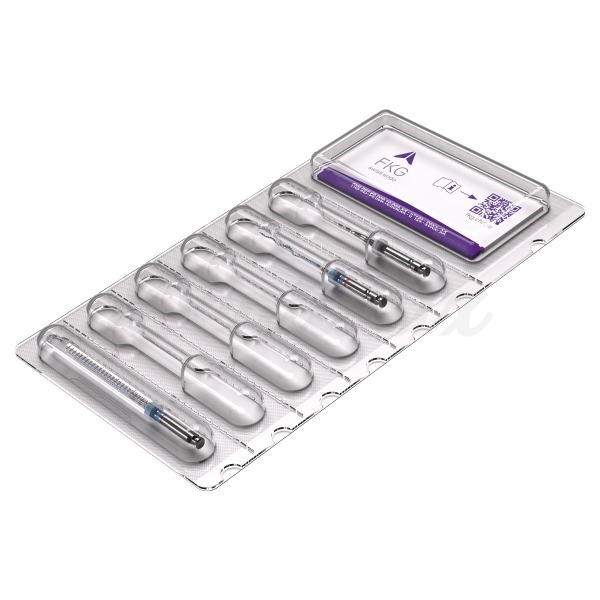 Secuencia XP-endo Rise Retratamiento 21mm: 1x D-Race DR1 (030/.10, 15mm) + 1x XP-endo Rise Shaper (030/.04 21mm) + 1x Finisher R (030/.00 21mm) Blister de 3 unidades NiTi Img: 202210221