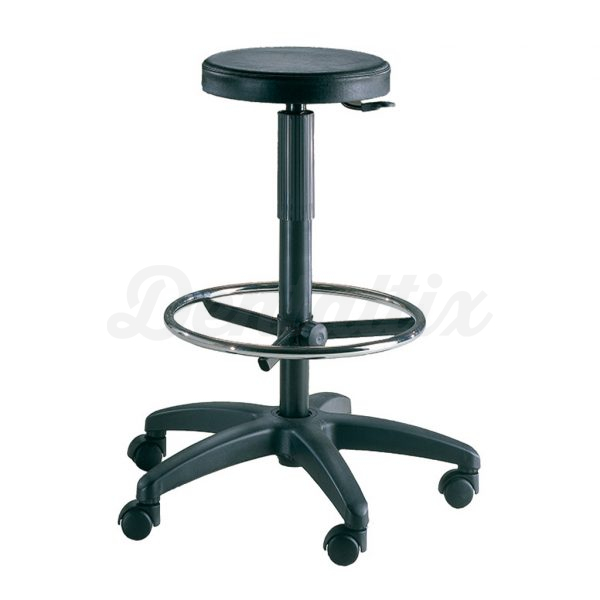 Taburete de Poliuretano sin Respaldo - Negro Img: 202505311