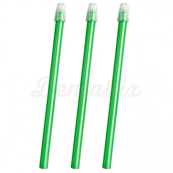 Eyectores saliva verdes 100 u