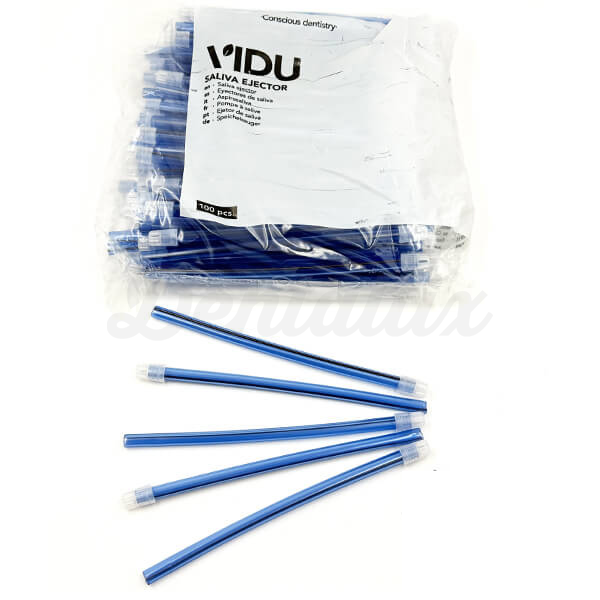 Eyectores de saliva desechables de colores (100 uds) - AZUL Img: 202603141