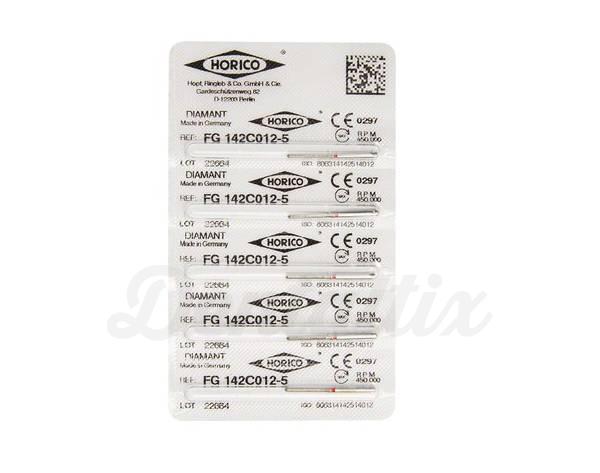 Fg 142 - Fresa de Diamante (5 uds) - Rojo ISO 012 Img: 202004181